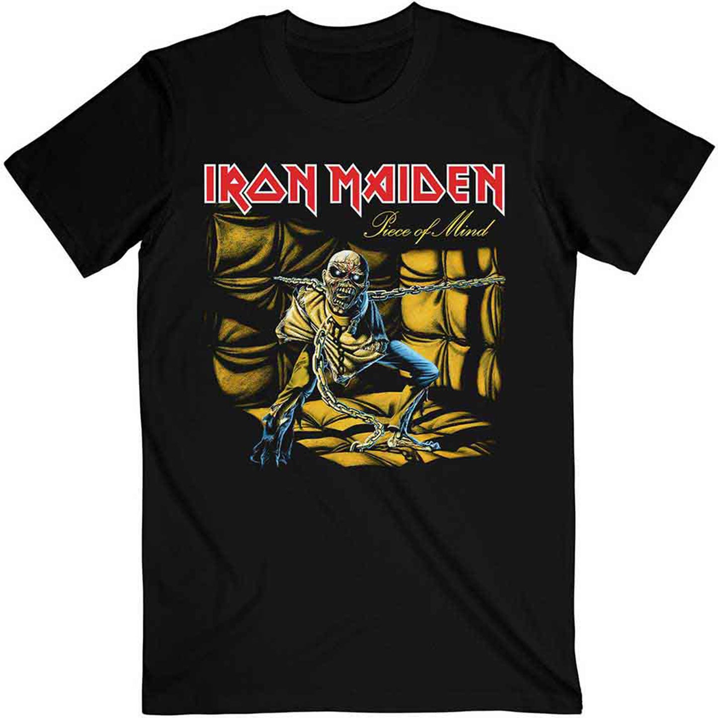 IRON MAIDEN - PIECE OF MIND - Maglietta nera