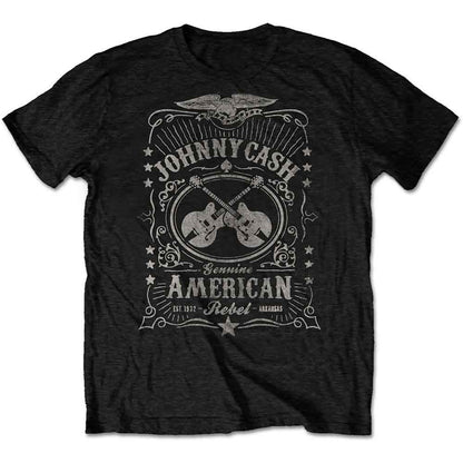 JOHNNY CASH - AMERICAN REBEL 2 - T-Shirt Black