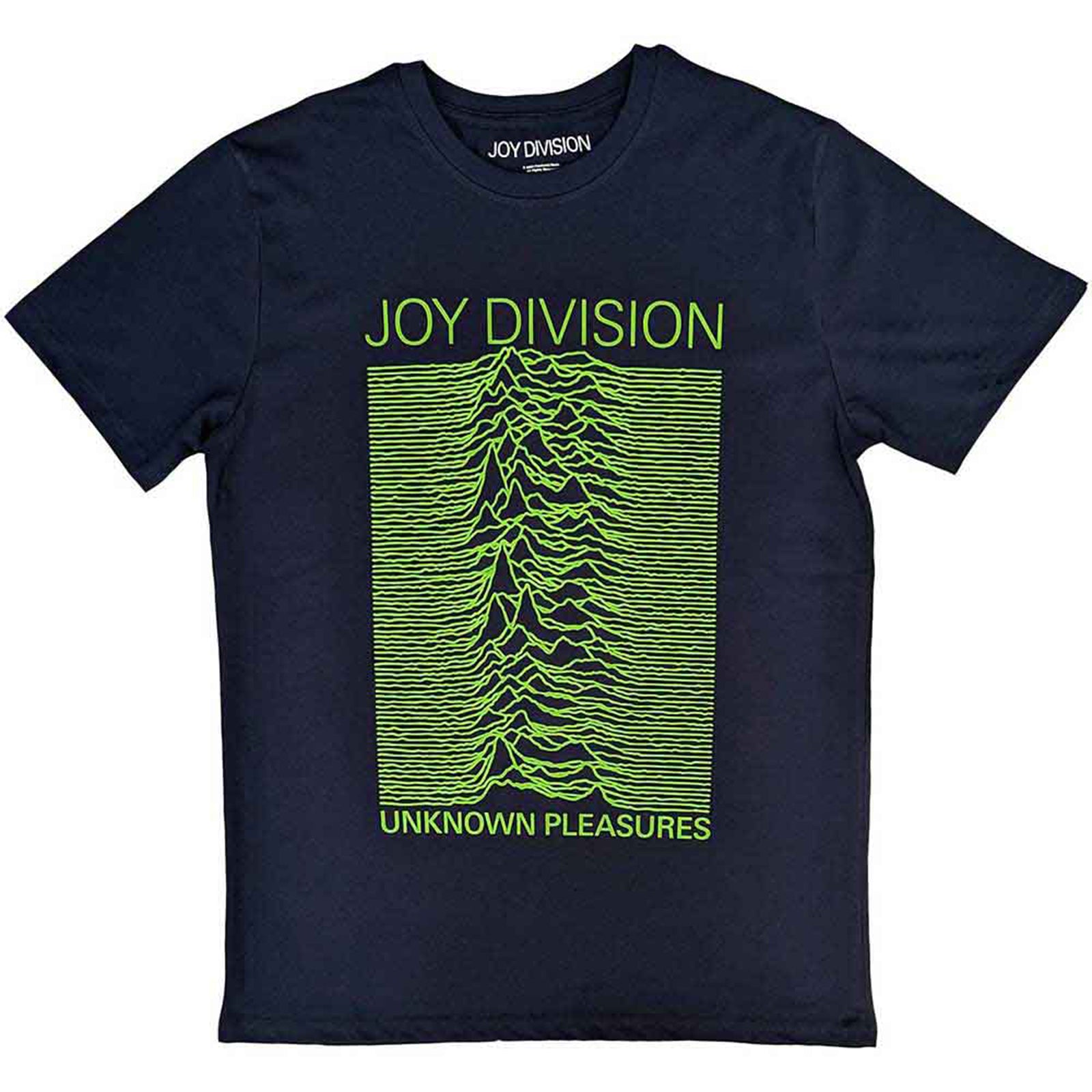 JOY DIVISION - UNKNOWN PLEASURES NEON FP - T-Shirt Blue