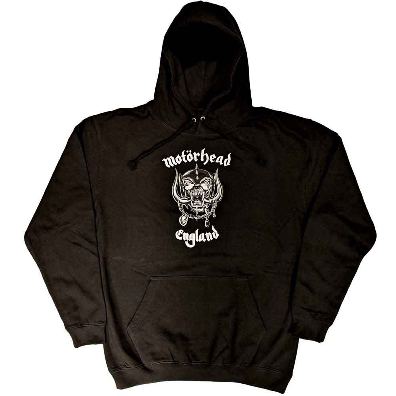 MOTORHEAD - ENGLAND - Felpa con cappuccio nera