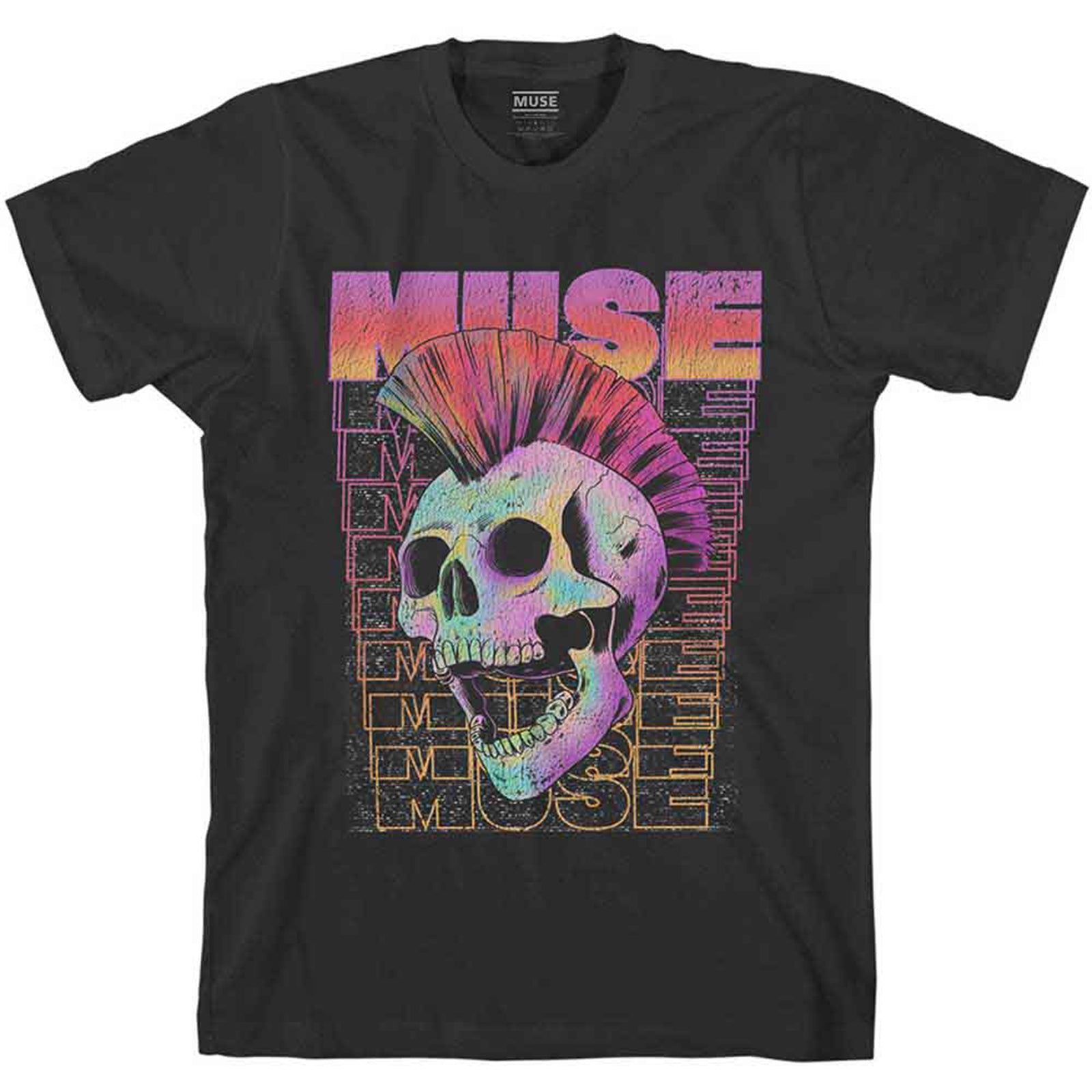 MUSE - MOWHAWK SKULL - T-Shirt Black