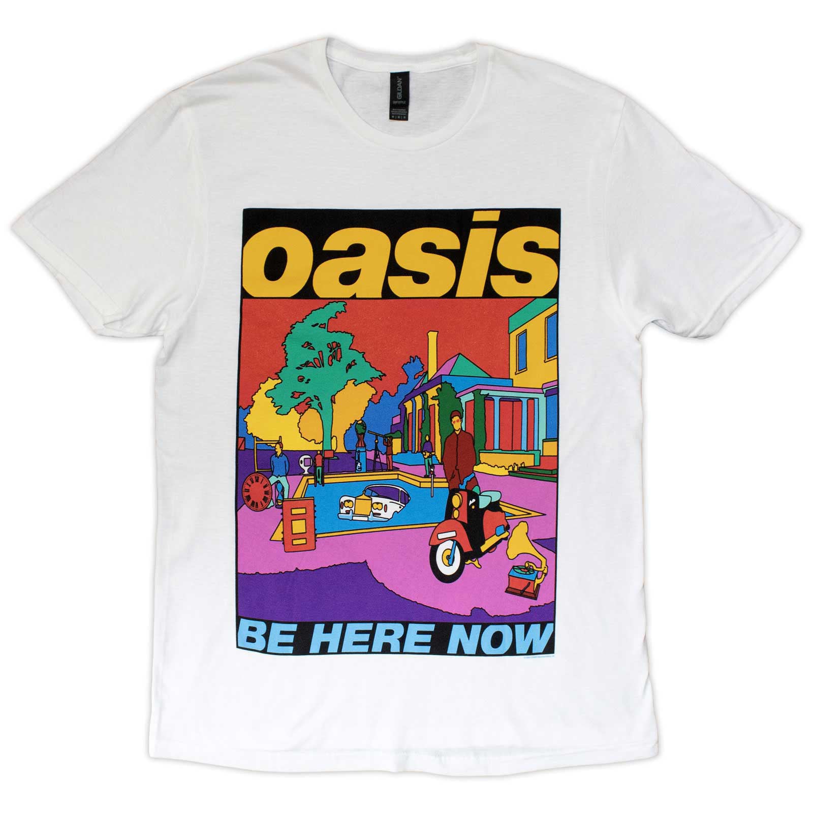 OASIS - BE HERE NOW ILLUSTRATION - T-Shirt White