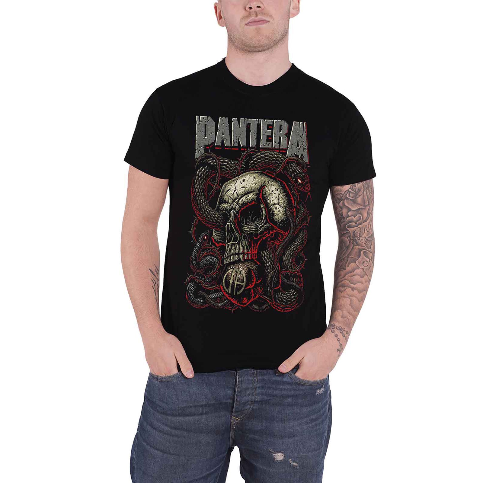 PANTERA - SERPENT SKULL - T-Shirt Black