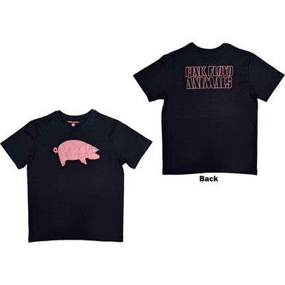 PINK FLOYD - AWBDG - Maglietta blu (retro stampa)