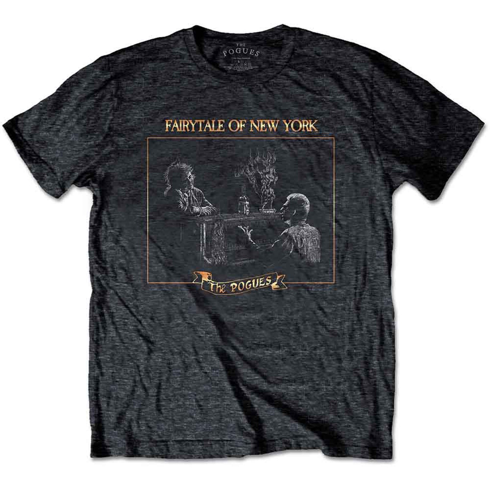 POGUES, THE - FAIRYTALE PIANO - T-Shirt Grey