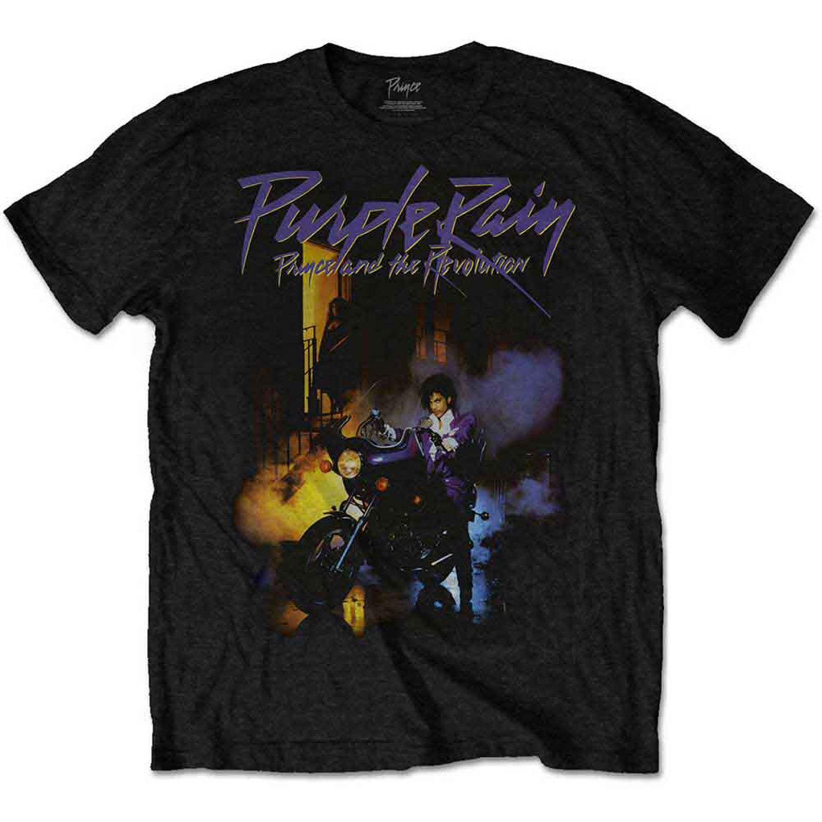PRINCE - PURPLE RAIN - T-Shirt Black