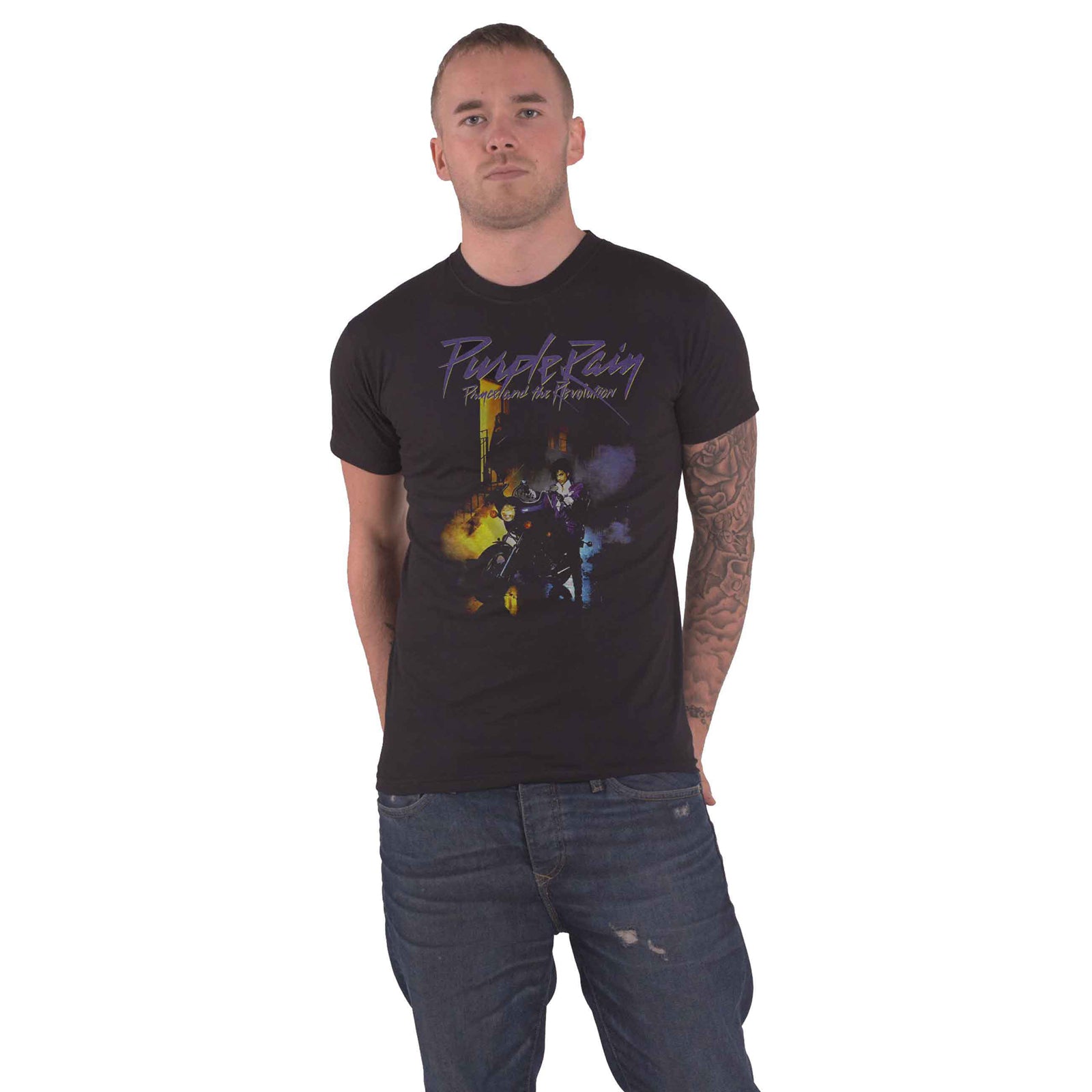 PRINCE - PURPLE RAIN - T-Shirt Black