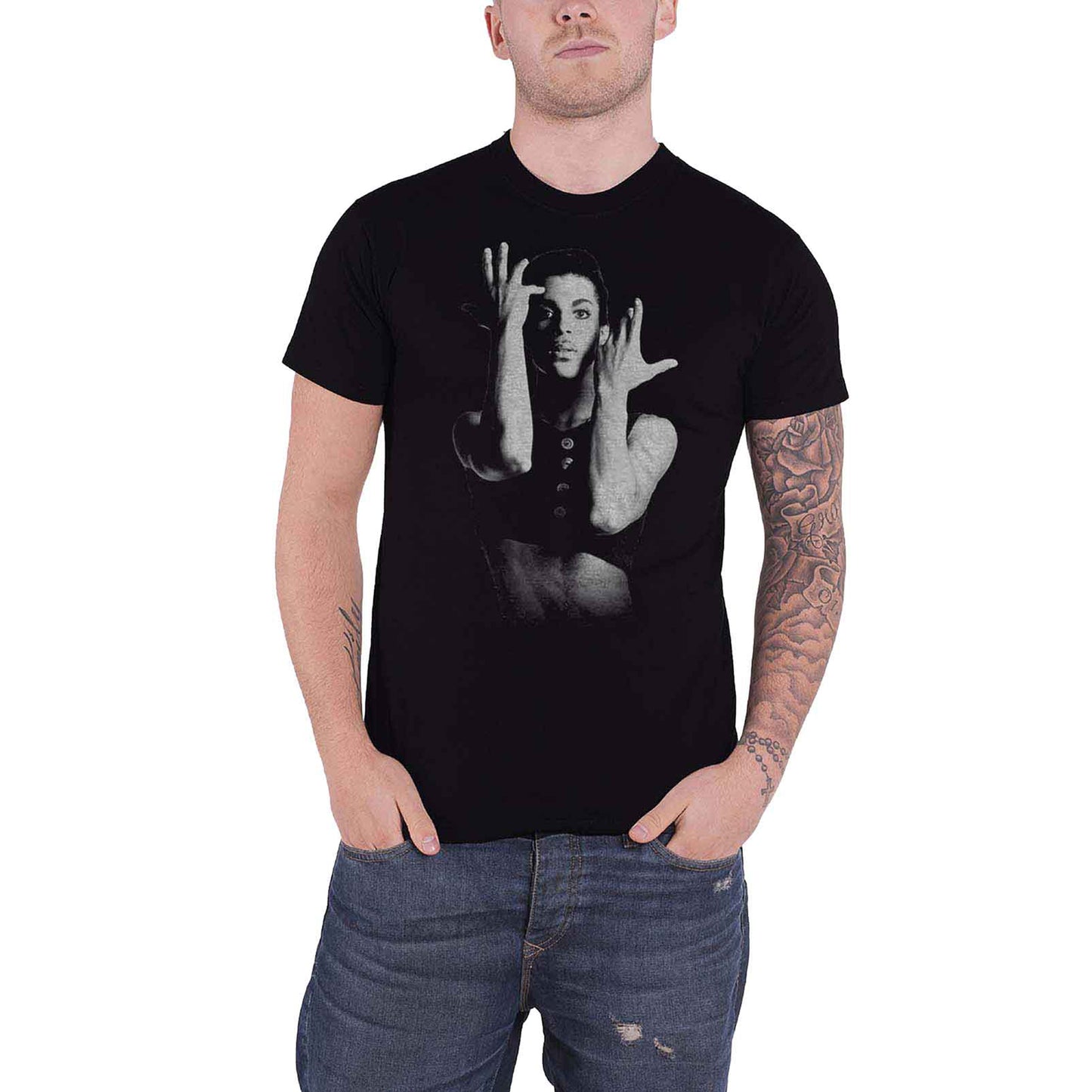 PRINCE - PARADE SIGNATURE - T-Shirt Black (Back Print)