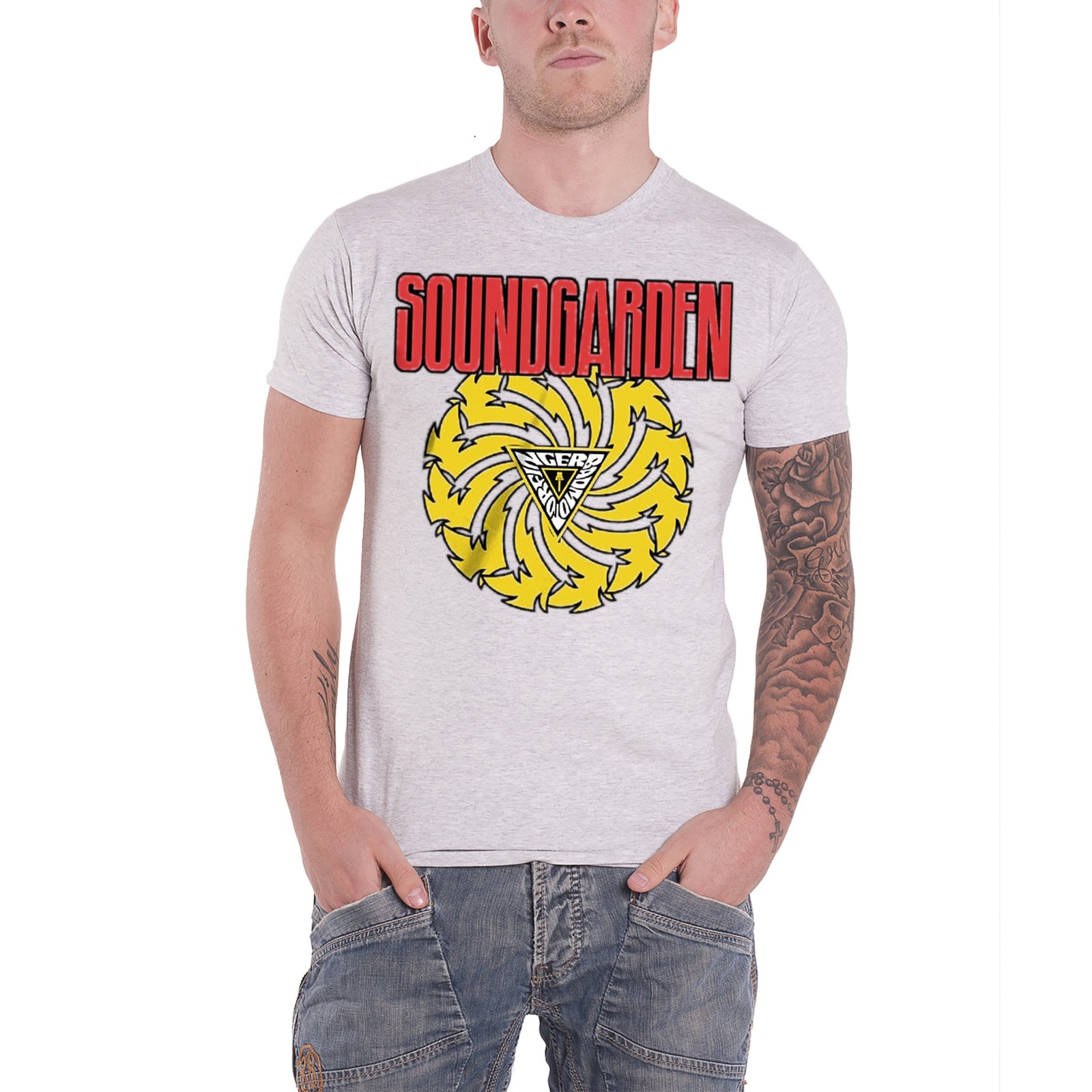 SOUNDGARDEN - BADMOTORFINGER V.1 - T-Shirt Grey