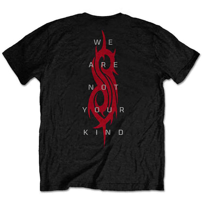 SLIPKNOT - WANYK LOGO - T-Shirt Black (Back Print)