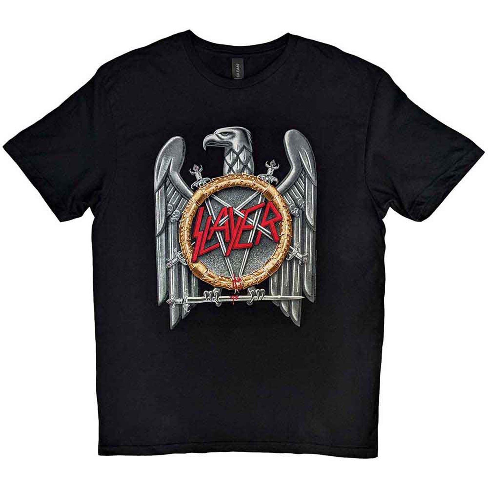 SLAYER - SILVER EAGLE - Maglietta nera