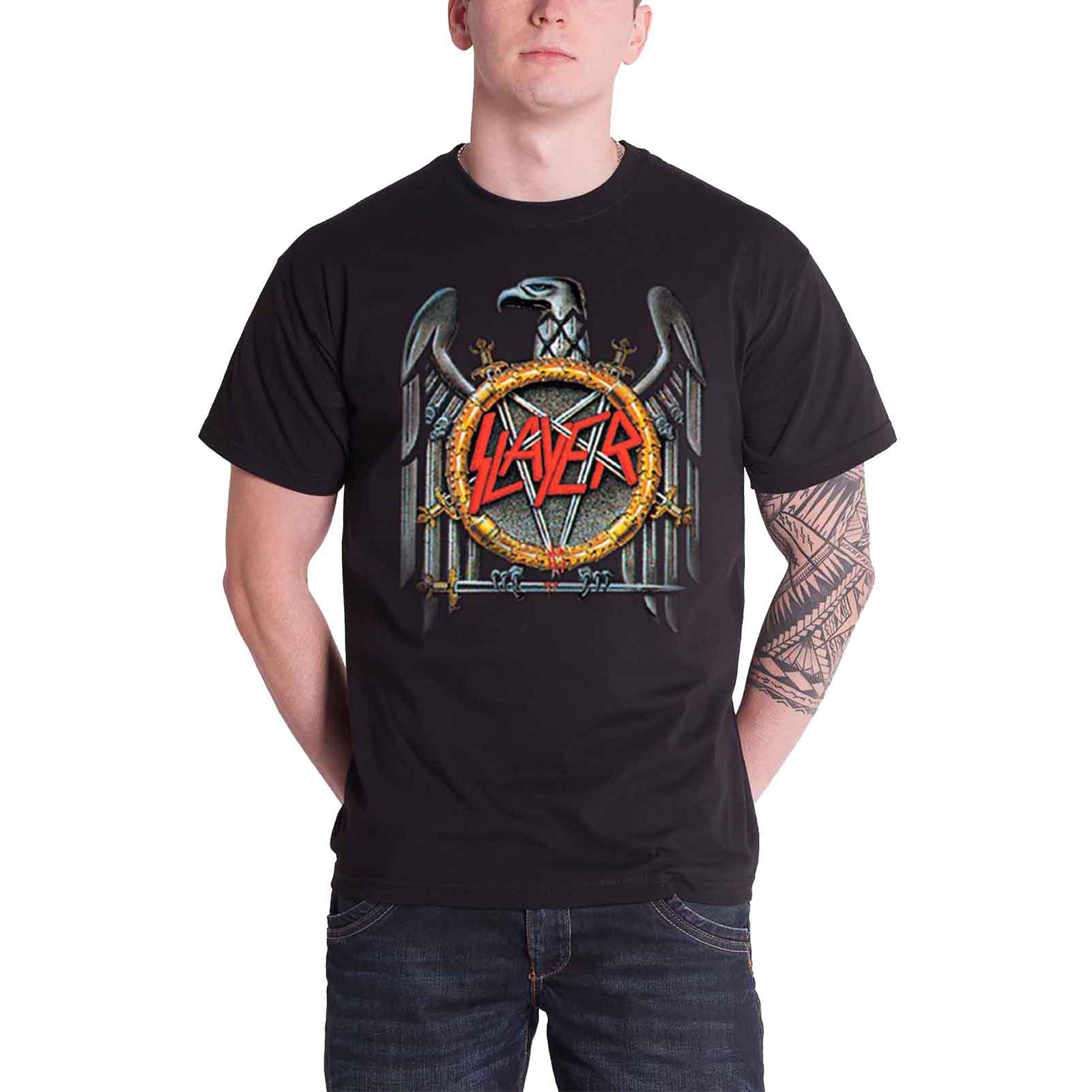 SLAYER - SILVER EAGLE - Maglietta nera