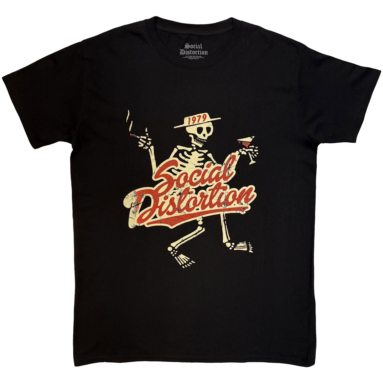 SOCIAL DISTORTION - VINTAGE 1979 - T-Shirt Black