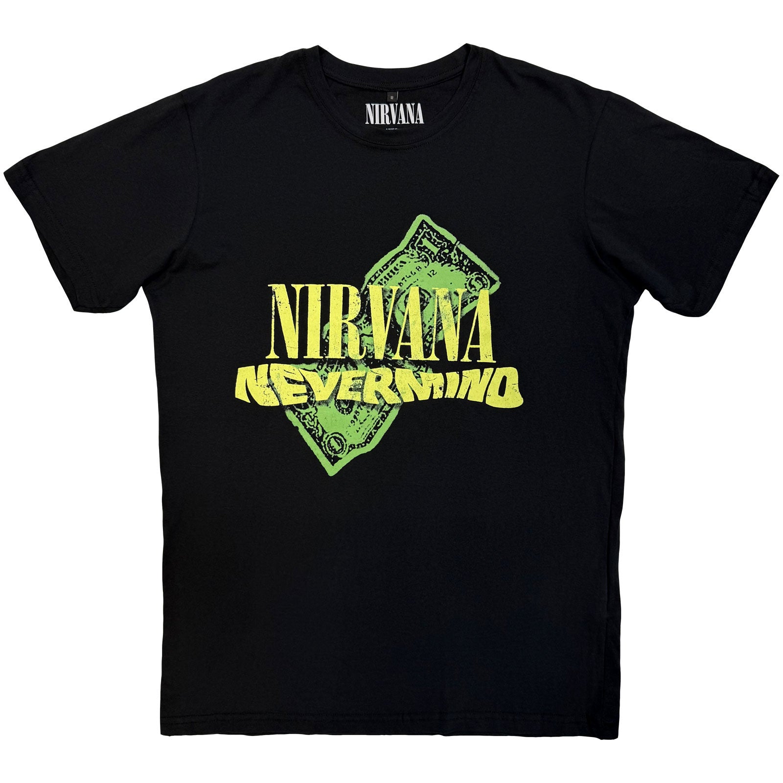 NIRVANA - NEVERMIND DOLLAR - Maglietta Carbon Black