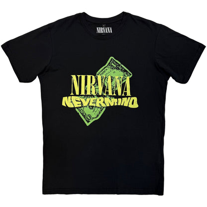 NIRVANA - NEVERMIND DOLLAR - Maglietta Carbon Black