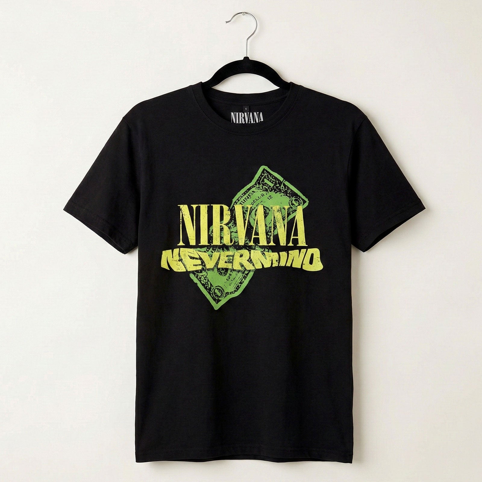 NIRVANA - NEVERMIND DOLLAR - Maglietta Carbon Black