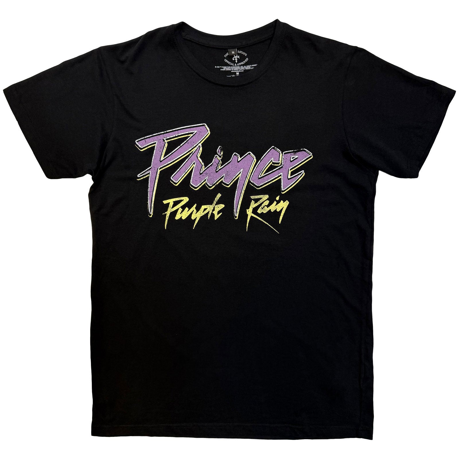 PRINCE - PURPLE RAIN 40TH ANNIVERSARY - Maglietta Carbon Black (Back Print)