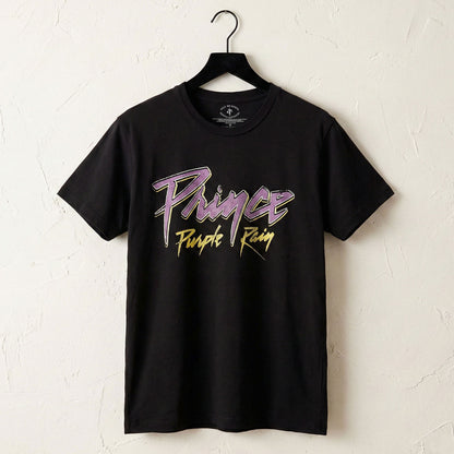 PRINCE - PURPLE RAIN 40TH ANNIVERSARY - Maglietta Carbon Black (Back Print)