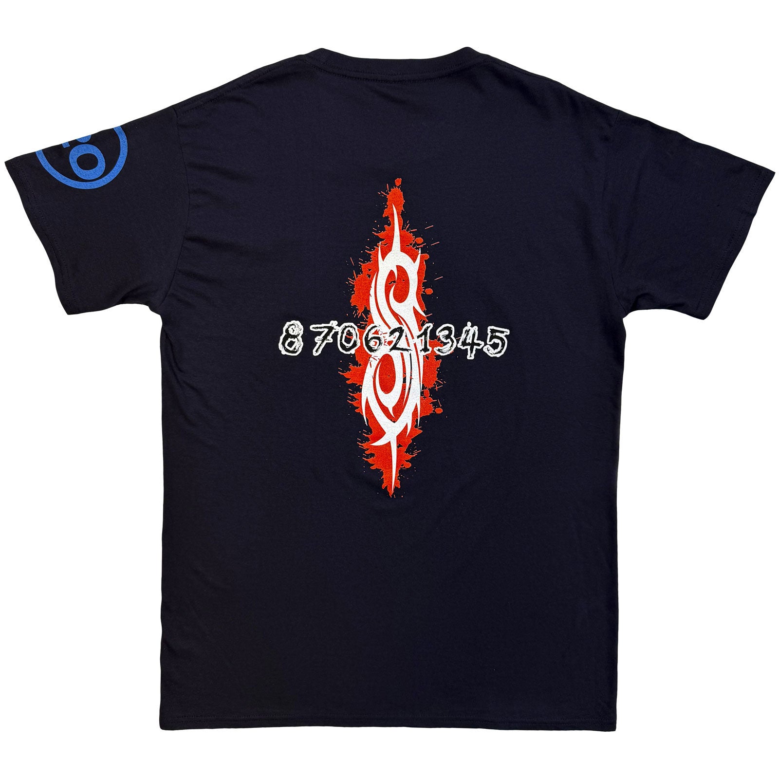 SLIPKNOT - 20TH ANNIVERSARY - RED JUMP SUITS - Maglietta blu (retro stampa)