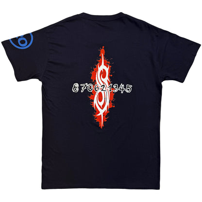 SLIPKNOT - 20TH ANNIVERSARY - RED JUMP SUITS - Maglietta blu (retro stampa)