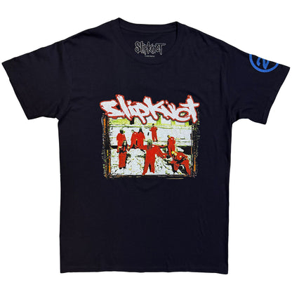 SLIPKNOT - 20TH ANNIVERSARY - RED JUMP SUITS - Maglietta blu (retro stampa)