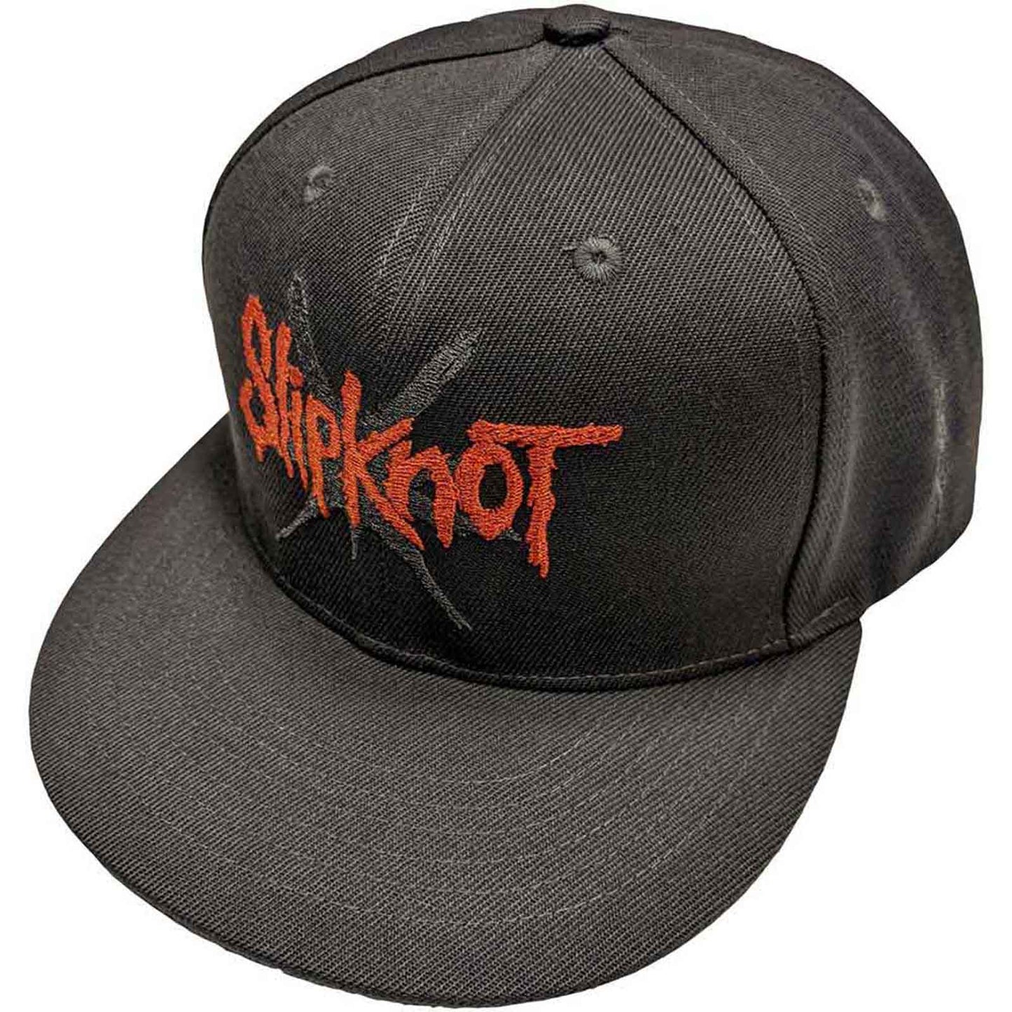 SLIPKNOT - 9 POINT STAR - Cappellino snapback grigio (stampa laterale)