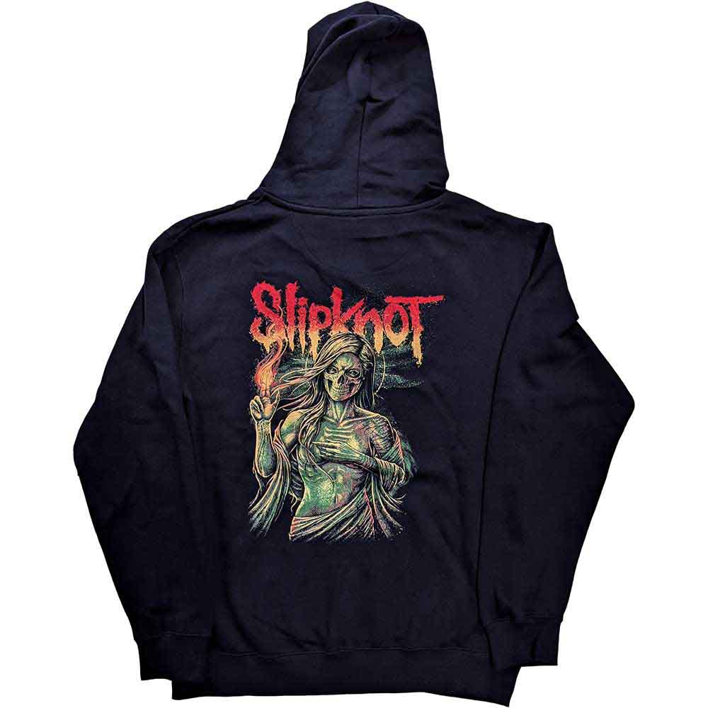 SLIPKNOT - BURN ME AWAY - Pullover Hoodie Blue