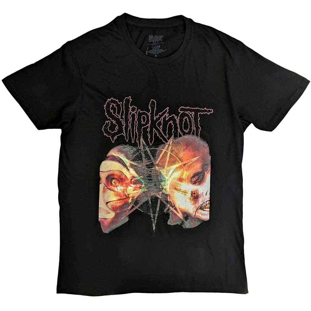 SLIPKNOT - 2 FACES - T-Shirt Black