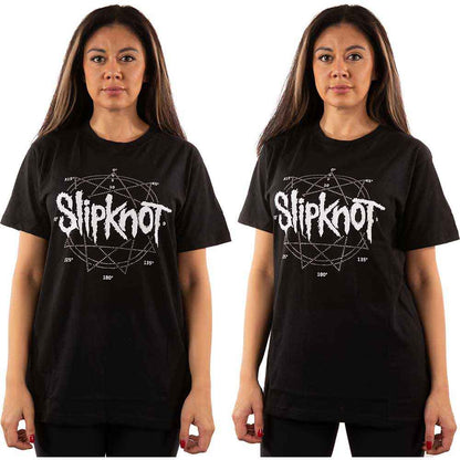 SLIPKNOT - LOGO STAR - T-Shirt Black
