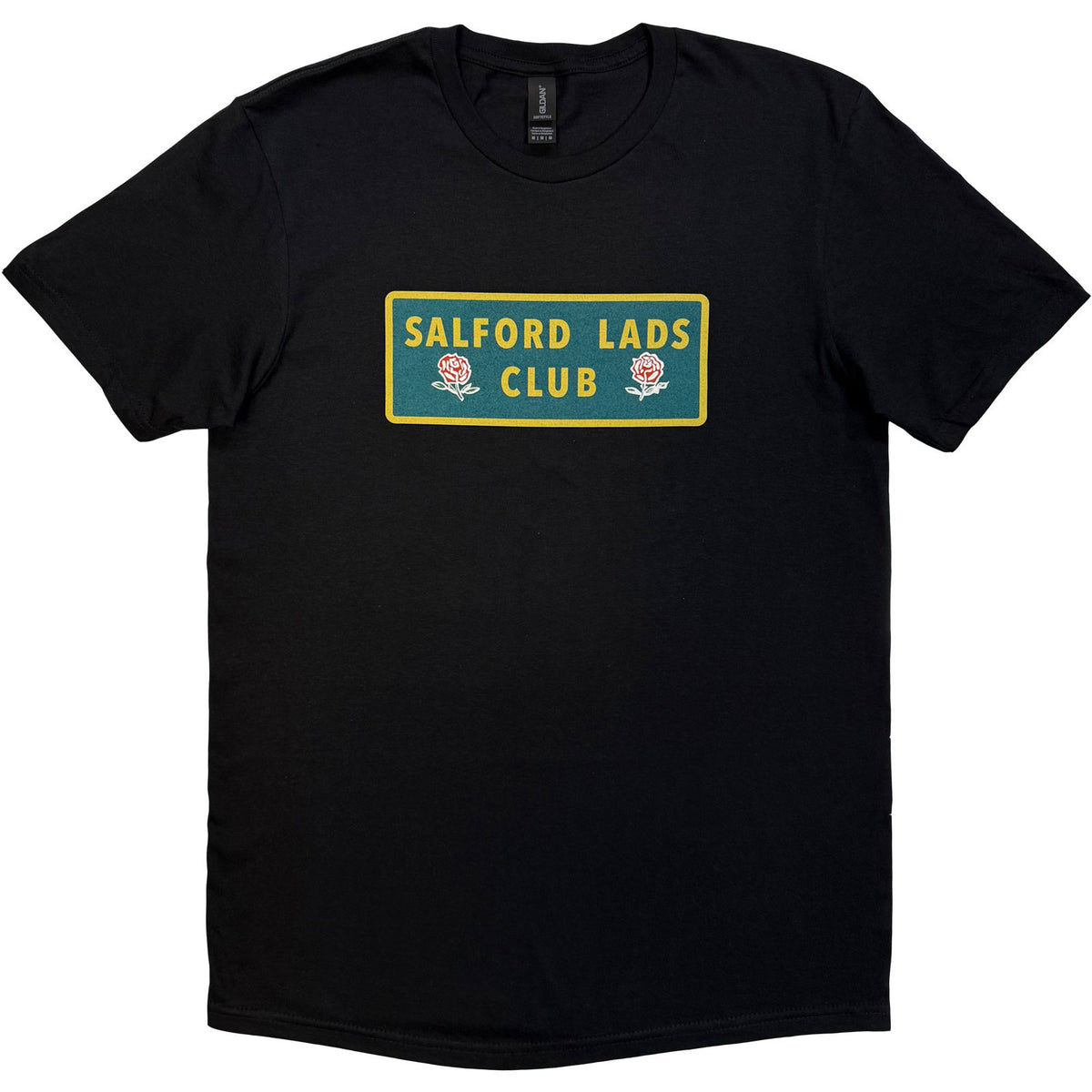 SALFORD LADS CLUB - ROSES - T-Shirt Black
