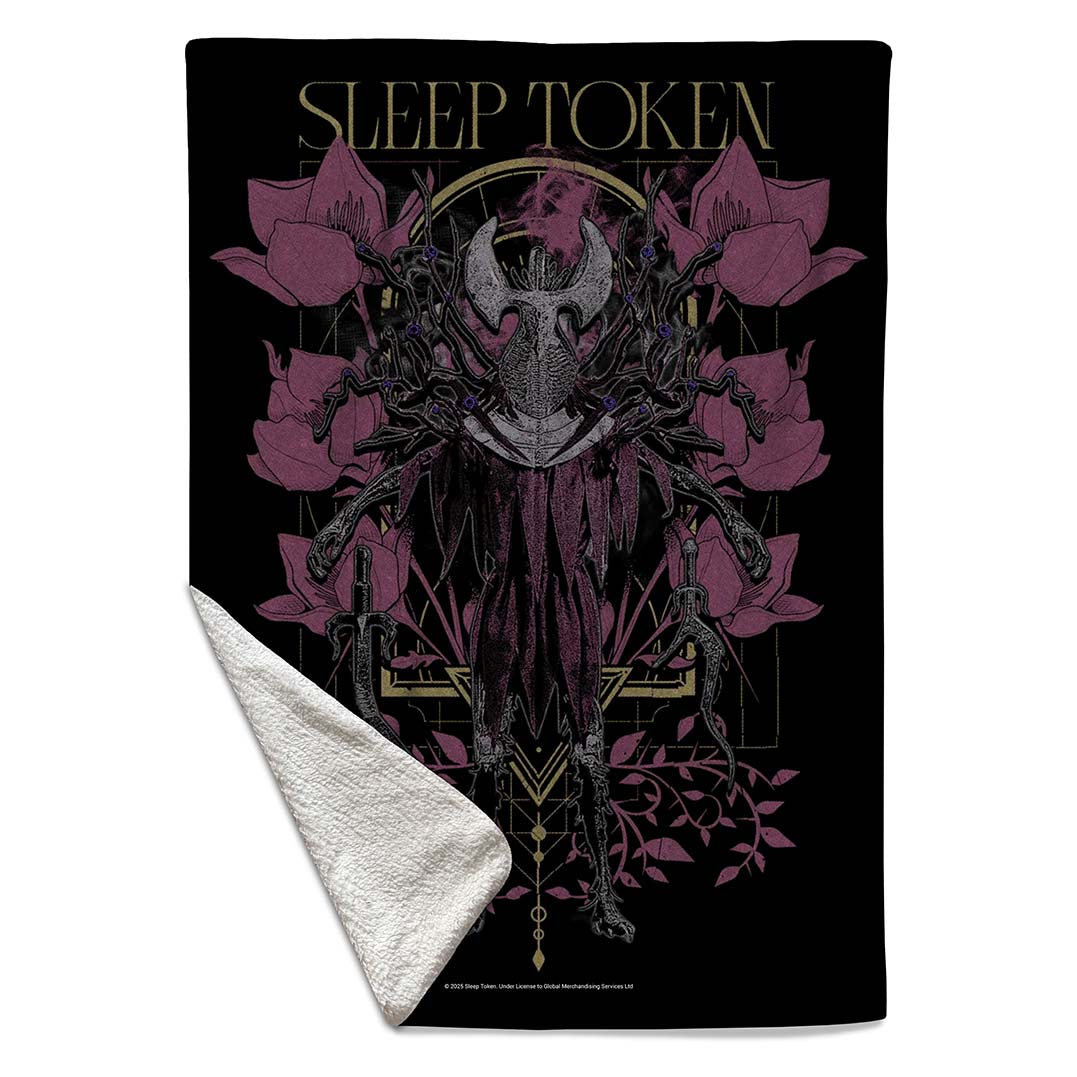 Rocksax Sleep Token Sherpa Fleece Blanket - Even In Arcadia 2