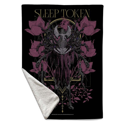 Rocksax Sleep Token Sherpa Fleece Blanket - Even In Arcadia 2