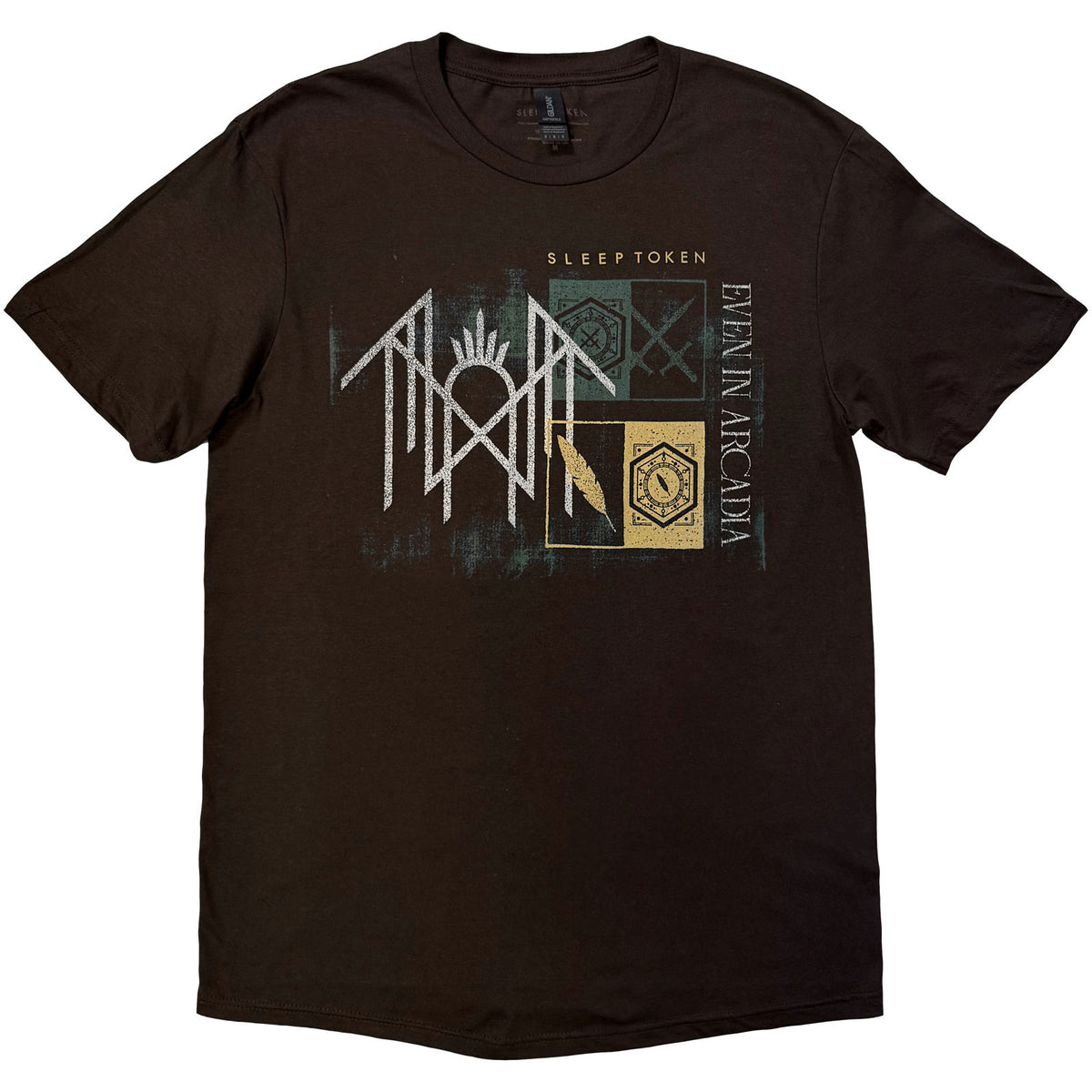 SLEEP TOKEN - EVEN IN ARCADIA SYMBOLS - T-Shirt Brown