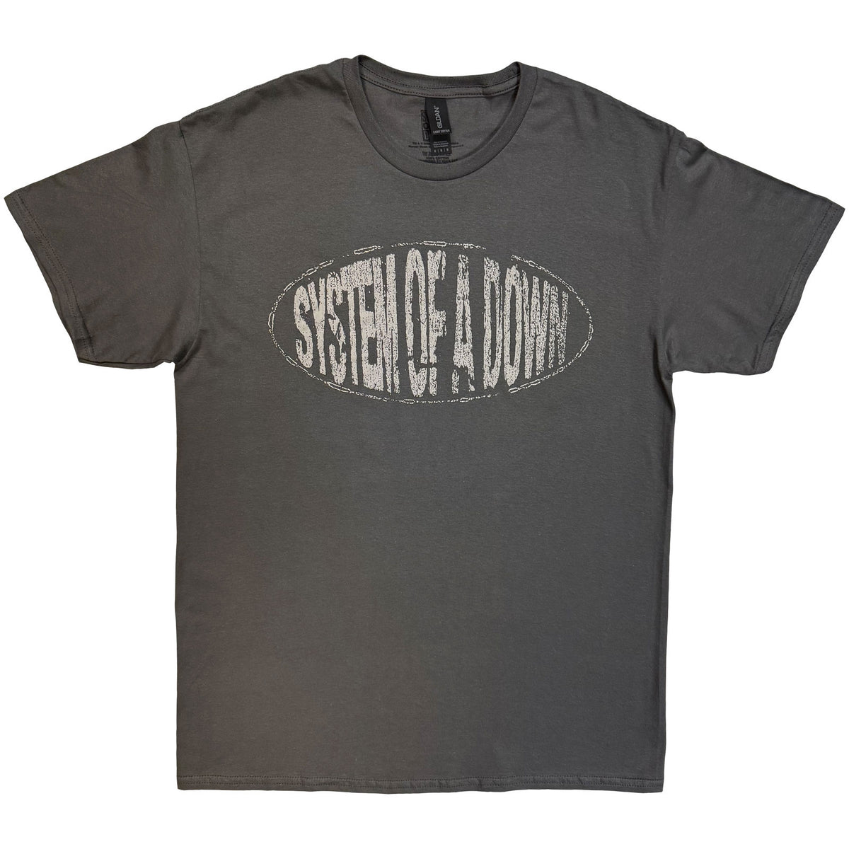 SYSTEM OF A DOWN - STRETCHED LOGO - T-Shirt Grey