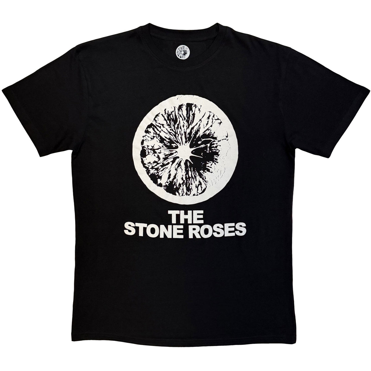 THE STONE ROSES - LOGO & LEMON MONO - T-Shirt Black