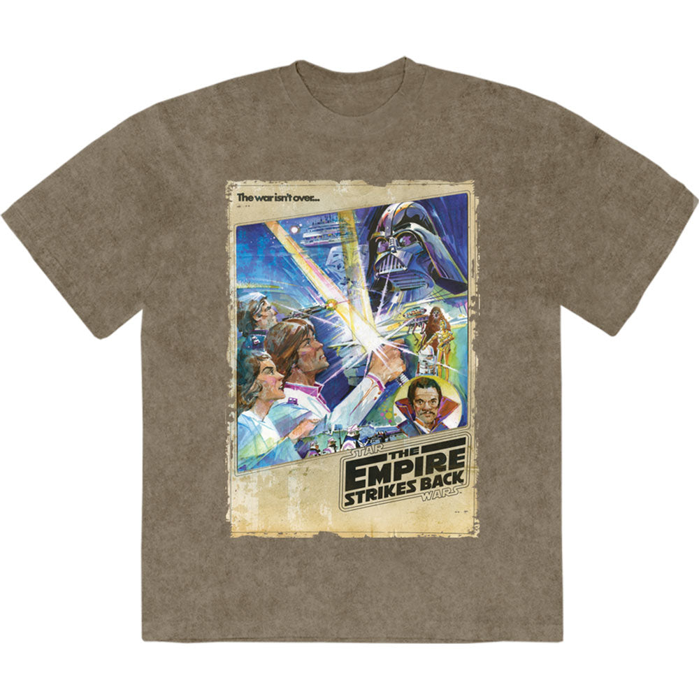 STAR WARS - THE EMPIRE STRIKES BACK COMIC STRIP - Stone Wash T-Shirt Green