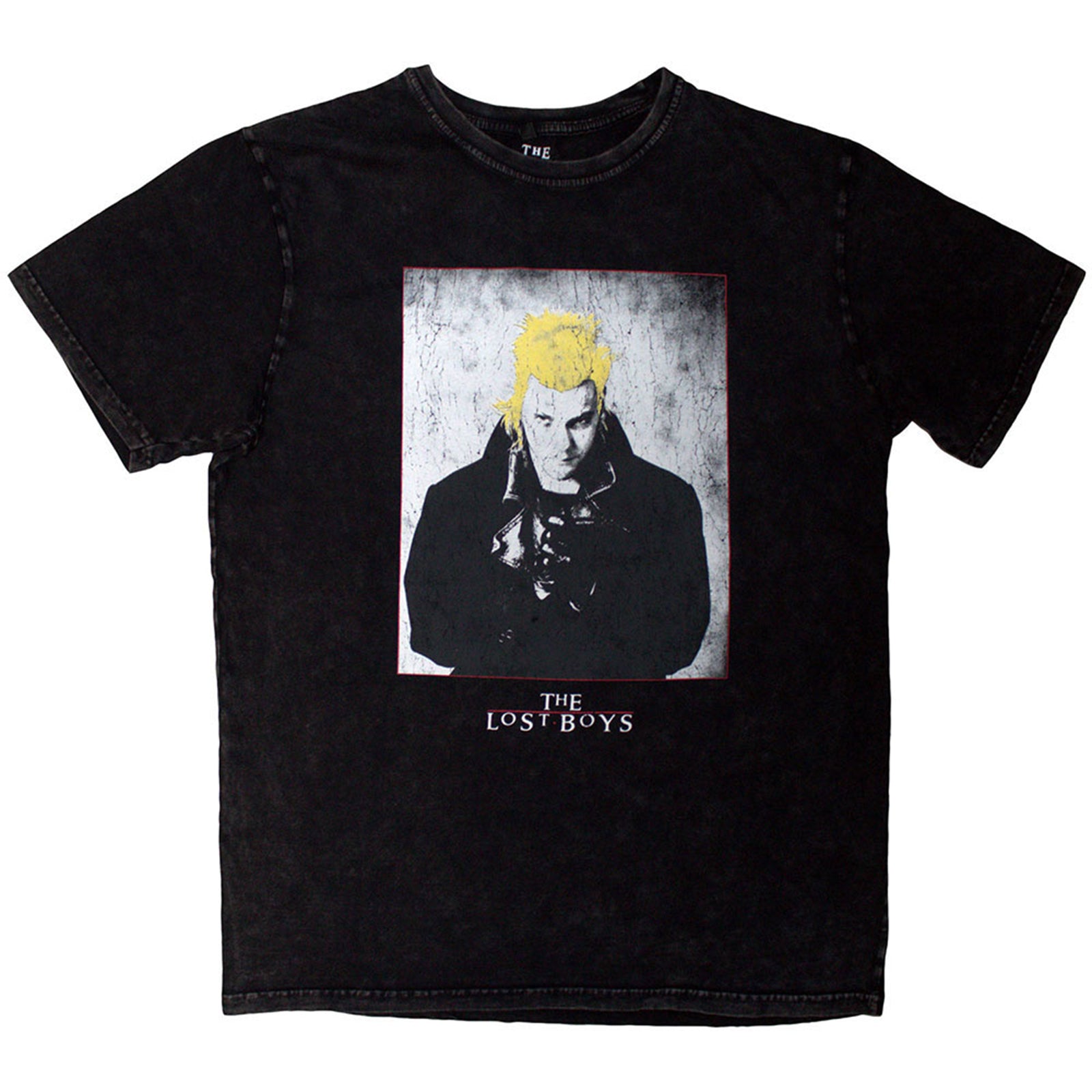 LOST BOYS, THE - DAVID POSTER - Stone Wash T-Shirt Black