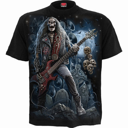 GRIM ROCKER - Maglietta nera