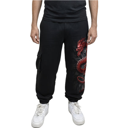 ORIENTAL DRAGON - Pantaloni cargo casual