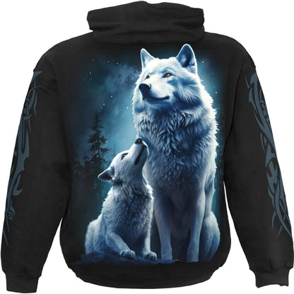 WOLF GUARDIAN - Hoody Black