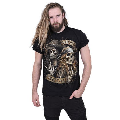 PURE METAL - Maglietta nera