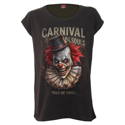 CARNIVAL OF SOULS - Turnup Sleeve Loosefit Tee