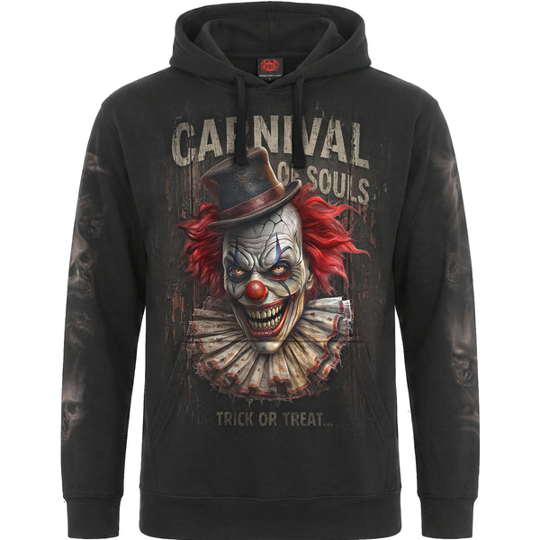 CARNIVAL OF SOULS - Felpa con cappuccio nera