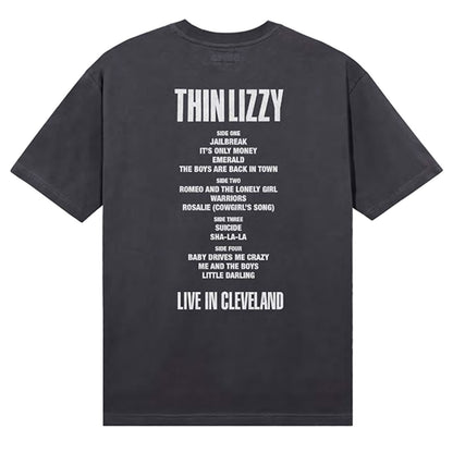THIN LIZZY - CLEVELAND '76 TICKET - T-Shirt Black