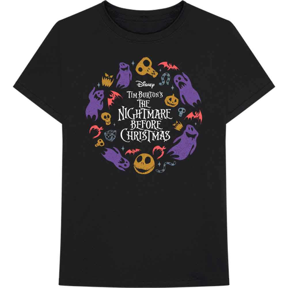 THE NIGHTMARE BEFORE CHRISTMAS - CHARACTER FLIGHT - T-Shirt Black