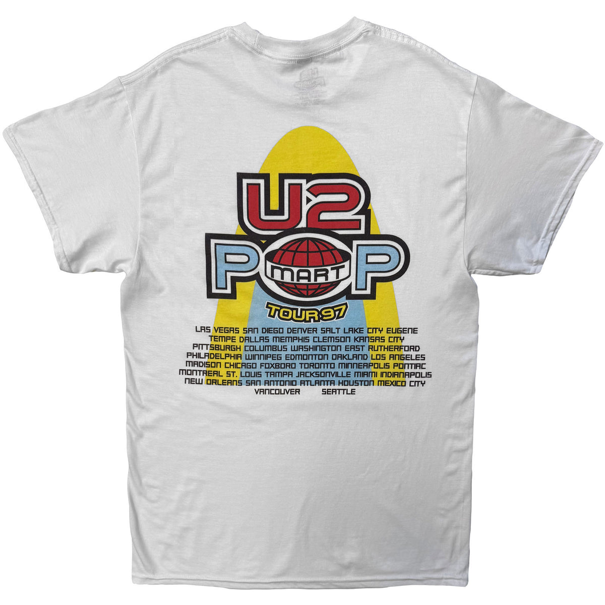 U2 - POPMART US TOUR '97 - T-Shirt White