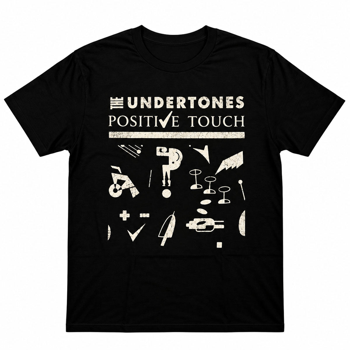THE UNDERTONES - POSITIVE TOUCH - T-Shirt Black