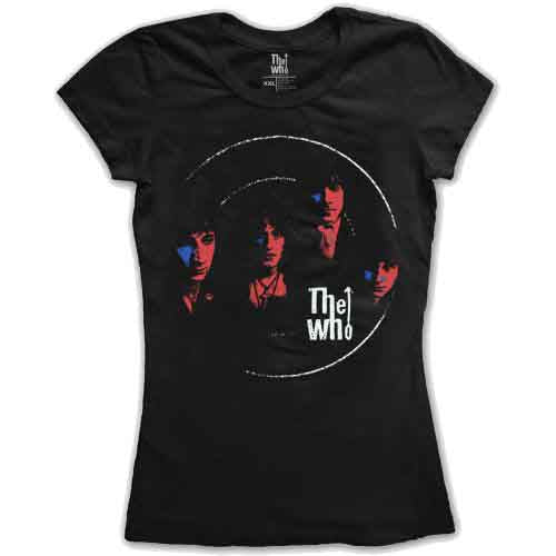 THE WHO - SOUNDWAVES - Ladies T-Shirt Black
