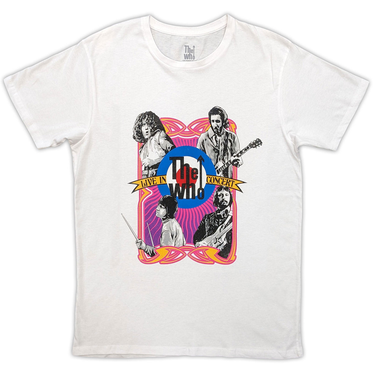 THE WHO - IN CONCERT TARGET LOGO - T-Shirt White