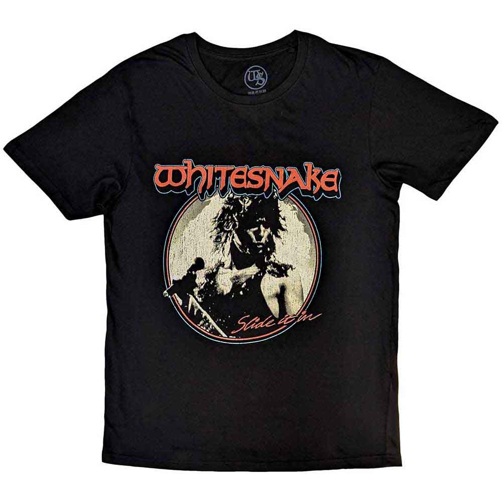 WHITESNAKE - SLIDE IT IN - T-Shirt Black